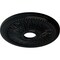 Ekena Millwork Bailey Ceiling Medallion (Fits Canopies up to 5 3/4"), 18"OD x 3 3/4"ID x 1 1/2"P, Black Pearl CM18BIBPS - alternate 2